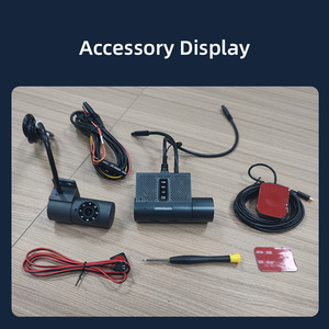 Caméra de tableau de bord intelligente 1080p 2CH 4G WIFI GPS avec double caméra, suivi GPS, bouton <span class=keywords><strong>SOS</strong></span>, commande vocale TTS pour voiture, taxi, camion - Product Image 6