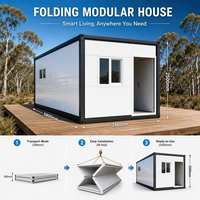 Maison conteneur pliable de type Z 440 à déploiement rapide, design moderne pour usage résidentiel, bureaux et hôtels, solution de projet globale