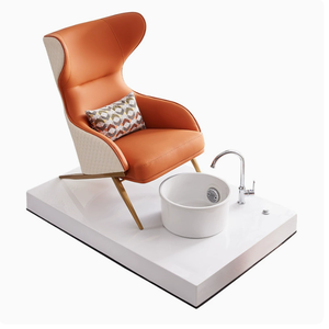 Sillón de Pedicura Profesional de Lujo Moderno para Salón de Uñas, con Masaje y Spa para Pies - Product Image 1