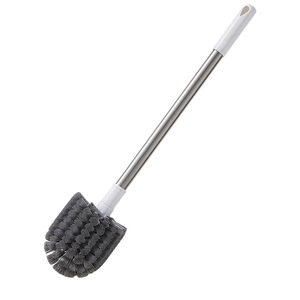 Toilet <b>Brush</b> Wall Mounted Long Handle Durable <b>Round</b> <b>Brush</b> Ergonomic Design For Bathroom Cleaning - Product Image 4