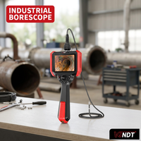 Endoscope industriel avec objectif de 3,9 mm, câble de 2 m, écran HD de 5 pouces, 360° °   Sonde articulée 720P, vidéoscope étanche IP67 avec lumière LED