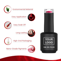 Fournisseurs de gel pour ongles : Nouveau design, très populaire, gel solide noir et blanc, vernis gel UV, gel pour ongles régulier, OEM, marque privée