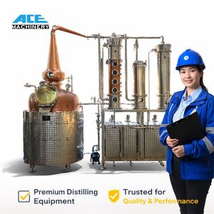 Ace 300L 400L 500L Affordable Copper Whiskey Still Pot Distillery Equipment Commercial Small Scale Distillery Machine - Product Image 3