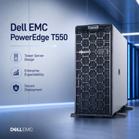T550 Tower Sunucu Çift E-2300 İşlemcili Ağ Depolama ve Bulut Hosting Bilgisayarı Stokta