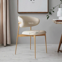 Chaise de salle à manger pliable en bois massif de style nordique, dossier décontracté, tabouret de haute qualité pour la maison, petits hôtels, bureaux et tables à manger