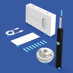 Kit de Limpieza de Oídos Inteligente con Cámara, Herramienta para Remover Cera de Oídos, Conexión HD, Luces, Endoscopio - Product Image 6