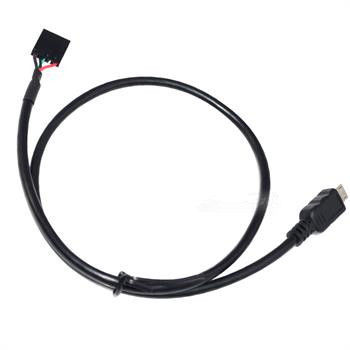 USB Terminal Cable Mike Micro/ 2.54/1*5P 5-hole 5-female Baffle ...