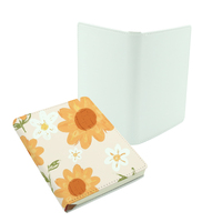 Impression personnalisée A5 couverture rigide en cuir PU grille pointillée sublimation Journal