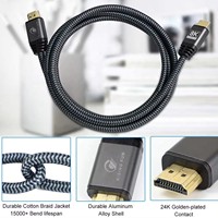 Nuevo Cable 8K 2.1 Ultra HD de Par Trenzado de PVC de Alta Velocidad, Conector Macho-Macho 7680P para Monitor/Reproductor de DVD
