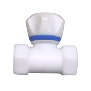 Vanne d'arrêt d'angle en plastique 2 voies 3/4 durable, personnalisable OEM/ODM pour l'eau - Product Image 4