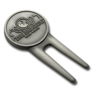 Logotipo personalizado de metal y plata de alta calidad, Golf <span class=keywords><strong>divot</strong></span> para regalo de recuerdo - Product Image 4