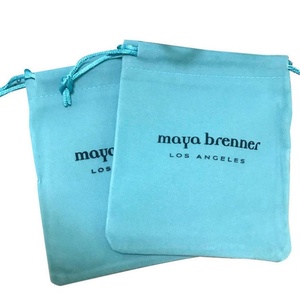 Customized Eco-Friendly Velvet <b>Drawstring</b> Bags with Beaded Details 10x15cm for Enterprise Wedding Accessories Headphone <b>Pouches</b> - Product Image 6