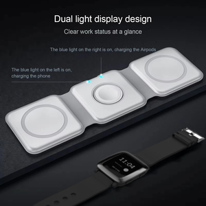 <span class=keywords><strong>Cargador</strong></span> inalámbrico eléctrico plegable 3 en 1 <span class=keywords><strong>de</strong></span> 15W para iPhone y <span class=keywords><strong>Apple</strong></span> <span class=keywords><strong>Smartwatch</strong></span> Soporte <span class=keywords><strong>de</strong></span> teléfono <span class=keywords><strong>de</strong></span> carga rápida - Product Image 6