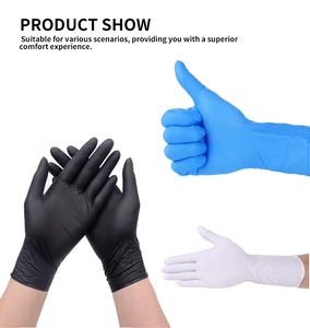 Gants en nitrile jetables, haute élasticité, sans poudre. Gants en caoutchouc nitrile de protection de qualité alimentaire pour la maison.7 - Product Image 4