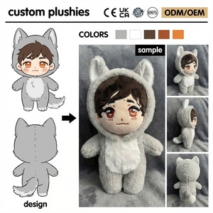 Fabricante de Peluches Personalizados de Personajes de Anime con MOQ Bajo, Muñeco de Peluche Suave Relleno de Algodón PP para Cumpleaños - Product Image 5