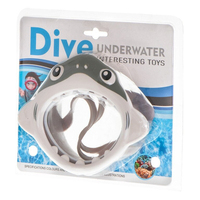 Jouet d'exploration sous-marine, masque de plongée requin pour enfants, masque de natation requin de dessin animé, vision améliorée pour la piscine, l'océan, la plongée en apnée, le plaisir