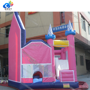Château <span class=keywords><strong>gonflable</strong></span> de <span class=keywords><strong>princesse</strong></span> de haute qualité pour <span class=keywords><strong>jeux</strong></span> d'intérieur, en PVC commercial rose, avec installation facile pour les enfants - Product Image 6