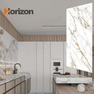 לבן קלקטה ורידים זהב 3d דיו מודפס אבן קוורץ אבן מלאכותית אבן קוורץ משטח לוח גדול - Product Image 1