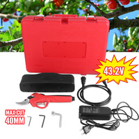 Sécateur électrique sans fil SWANSOFT 40 mm avec écran LCD, alimenté par batterie, pour la taille des arbres, cisailles de coupe à mouvement progressif
