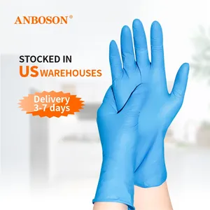 Dropshipping En455 Safety Hand Microtouch Powder Free Blue Black Disposable Microflex Medical Nitrile Gloves