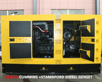 Générateur diesel Cummins à prix avantageux, 200 kW/kVA, 250 kVA, avec alimentation monophasée/triphasée 50/60 Hz, 24 V CC, pour solution d'alimentation des installations industrielles