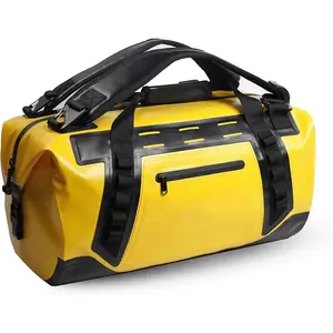 Tas ransel anti air 50L, tas ransel anti air untuk perjalanan, tas ransel tahan air untuk Kayaking, arung jeram, berenang, berkemah