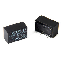 JQC-5F Électromagnétique de Relais de Puissance Élevée de Commutateur SPDT 1 Formulaire C 1 Forme UN SPST-NO 10A Scellé En Plastique PCB