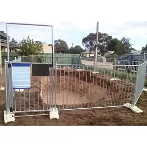 Barrière de sécurité pour piscine galvanisée ou en PVC, écran tubulaire Portable encastrable dans le sol, pour contrôle de personnes, bon marché, livraison gratuite