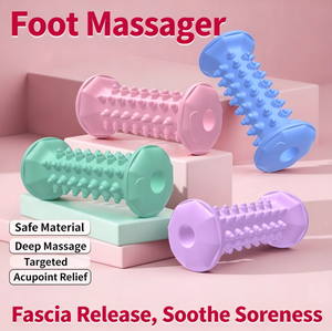 Rouleau de massage pour les mains et les pieds, rouleau de yoga pour les jambes, rouleau de massage musculaire pour la maison, la gym, le fitness, le yoga et le massage des méridiens - Product Image 4
