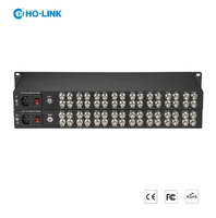 3g sdi 16ch Double alimentation redondante entrelacée (1080i) signal pathologique ST fibre optique extender