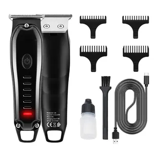 China supplier high quality professional USB hair clippers men barber use rechargeable hair cutting trimmer