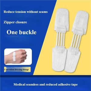 Cierres de Heridas de Emergencia con Cierre de Cremallera, Indoloros, Ajustables, Envueltos Individualmente y de Alta Adhesión, Aptos <span class=keywords><strong>para</strong></span> Primeros Auxilios y Cuidado de Heridas - Product Image 2