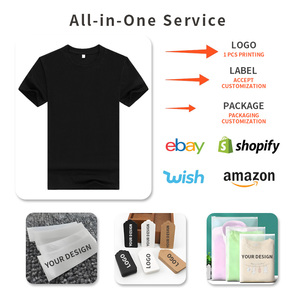 Oem/ODM unisex biểu tượng tùy chỉnh T-Shirt Đồng bằng <span class=keywords><strong>polyester</strong></span>/cotton vải dệt kim bán buôn tùy chỉnh trống T-Shirt cho màn hình lụa - Product Image 4