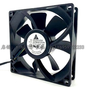 Delta AFB0912VH 90mm DC12V 0.60A Ball Bearing Cooling Fan <b>For</b> <b>Computer</b> <b>Case</b> - Product Image 2