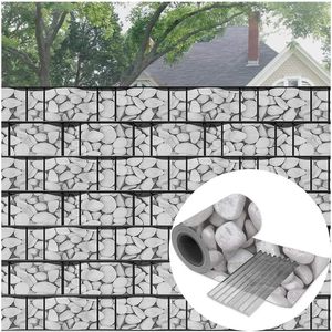 Bandes de protection d'intimité en PVC LIYUAN, panneau de clôture anti-vent, film de protection <span class=keywords><strong>pour</strong></span> garde-corps de jardin et balcon avec clips - Product Image 1