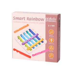 Gioco Educativo Montessori in Legno con Bastoncini Arcobaleno per Bambini, per Insegnare il Conteggio e lo Sviluppo del Pensiero Matematico - Product Image 5