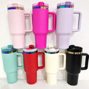 Nuevo Vaso Térmico de 40oz con Asa, Logotipo Personalizado, Diseño de Dibujos Animados, Taza de Viaje de Acero Inoxidable con Aislamiento al Vacío para Regalo 2026 - Product Image 2