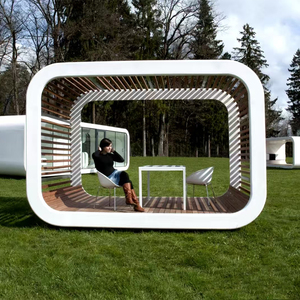 Vente en gros Maisons modulaires préfabriquées de luxe de 40 pieds, panneau sandwich préfabriqué pour cabane minuscule pomme pour hôtels centres commerciaux - Product Image 3