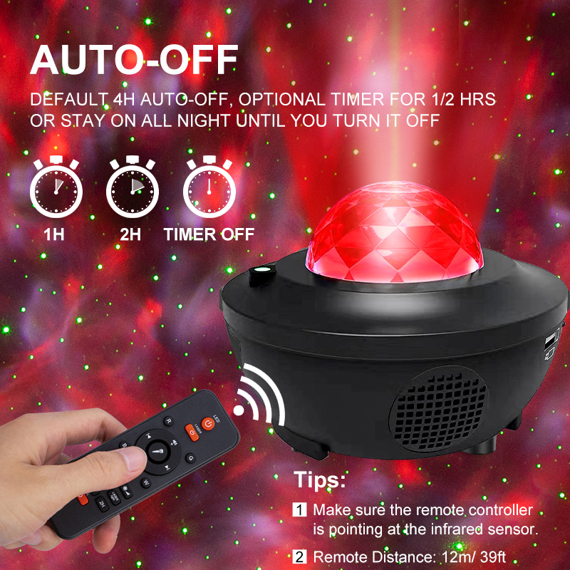 Lampada Proiettore Cielo Stellato Rotante | USB | Colorata | Regalo Di Compleanno