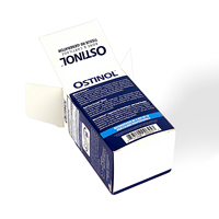 Boîte personnalisée de petite taille, boîte en carton blanc uni pour l'emballage de flacons de médicaments et de compléments alimentaires