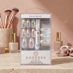 Uñas Postizas Cuadradas GODDESS HGOD0029 con Pegamento para Dedos - Product Image 3