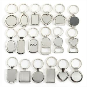Custom Logo Blank Rotating Metal Round Laser llaveros <b>Key</b> <b>Chain</b> Holder Stainless Steel Spinning Engraving Keychain Keyring - Product Image 4