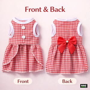 Ropa para Mascotas al por Mayor, Vestido para Perros y Gatos con Diseño a Rayas, Prenda Elegante con Tela Suave y Transpirable para Gatos, Cachorros y Perros de Raza Pequeña - Product Image 5