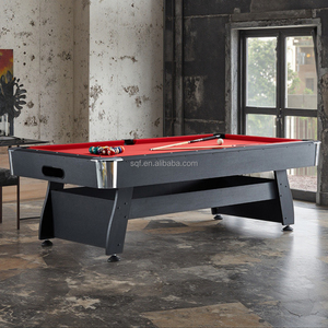 Mesa de Snooker S.Q.F Top Fashion de 9 pies para Interiores, 3 en 1, con Pizarras de Fibra de Densidad Media, Mesa de <span class=keywords><strong>Billar</strong></span> de 8 <span class=keywords><strong>Bolas</strong></span>, Madera de 9 pies - Product Image 1