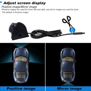 Kit de Cámara de Visión Trasera Lateral para Vehículo, Monitor de 5 Pulgadas, Ajustable, Pantalla de Aparcamiento Delantero, IP68 Impermeable, Visión Nocturna Clara - Product Image 2