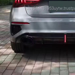 Diffuseur arrière de lèvre de pare-chocs arrière de Style RS3 2020 2021 2022 2023 2024 pour Audi A3 8Y hayon - Product Image 5