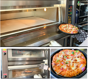 Chine grand petit biscuit industriel prix de gros <span class=keywords><strong>boulanger</strong></span> biscuit boulangerie commerciale four à gaz électrique 2 ponts pour la cuisson au restaurant - Product Image 6