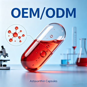 Cápsulas <span class=keywords><strong>de</strong></span> Extracto <span class=keywords><strong>de</strong></span> Astaxantina Orgánica, Apoyo Inmunológico, Marca Privada OEM - Product Image 2