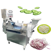 Machine à hacher les légumes multi-têtes avec fonctions de découpe, de râpage, de tranchage et de découpe en dés