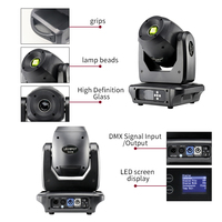 AICPOSE Projecteur LED mobile 100W très populaire, DMX 4-en-1, pour petite scène